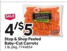 Stop & Shop Peeled Baby-Cut Carrots