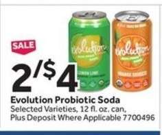 Evolution Probiotic Soda