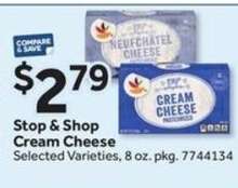 Stop & Shop Cream Cheese