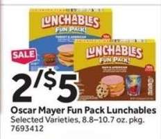 Oscar Mayer Fun Pack Lunchables