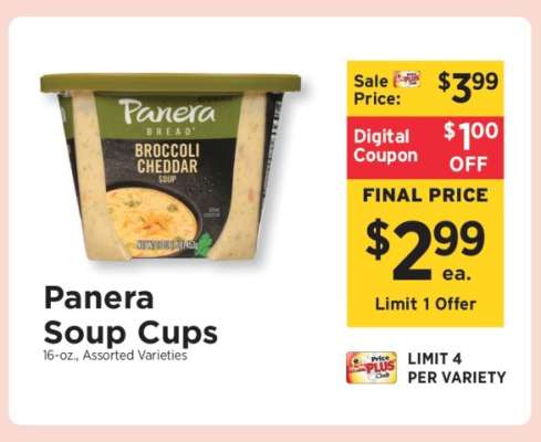 Panera Soup Cups