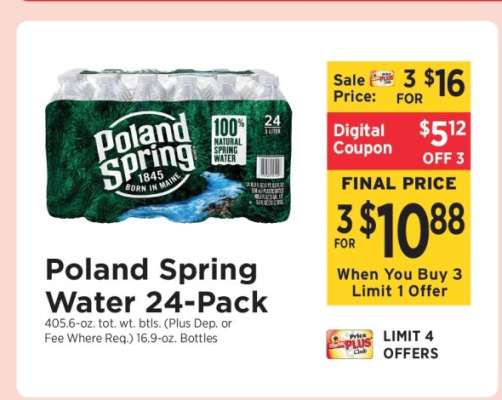 Poland Spring Water 24-Pack