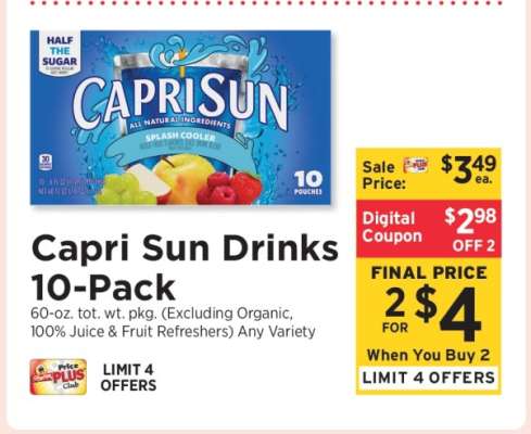 Capri Sun Drinks 10-Pack