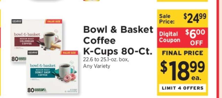 Bowl & Basket Coffee K-Cups 80-Ct.