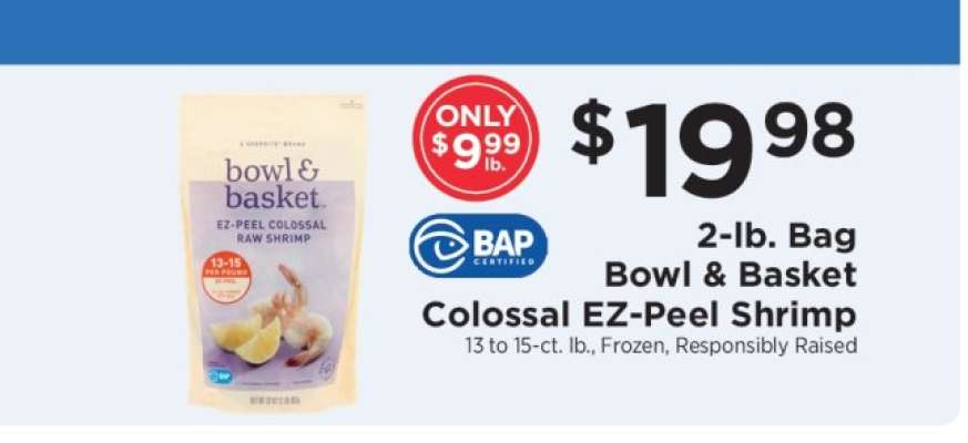 Bowl & Basket Colossal EZ-Peel Shrimp