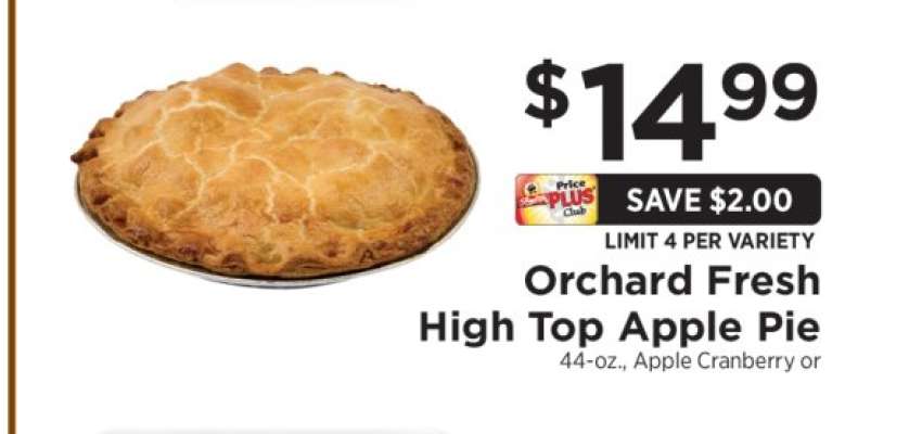 Orchard Fresh High Top Apple Pie