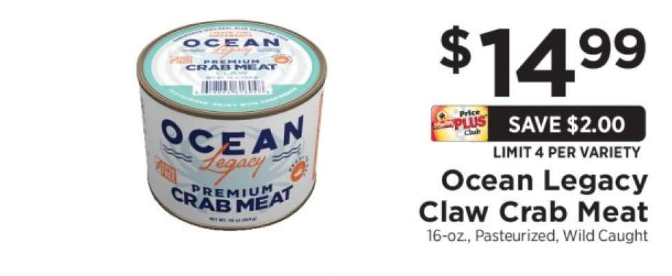 Ocean Legacy Claw Crab Meat