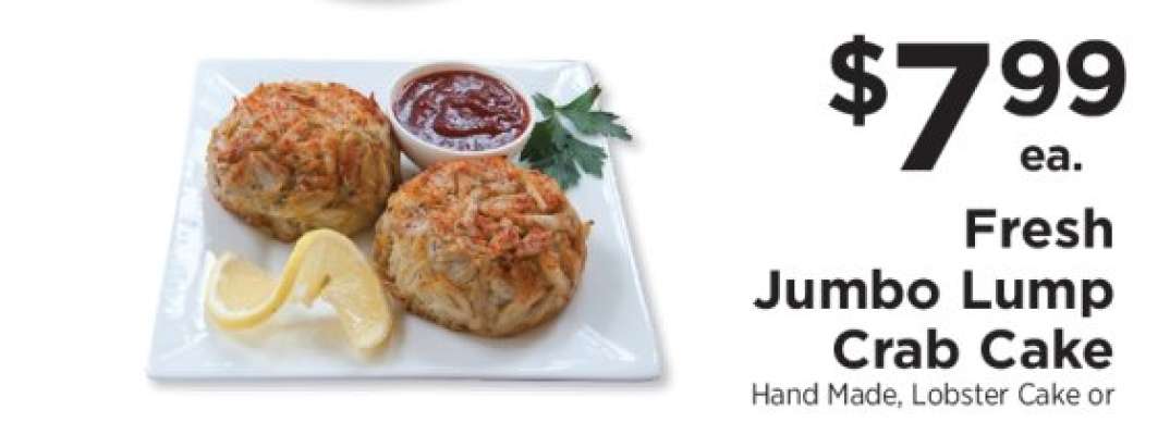 Fresh Jumbo Lump Crab Cake