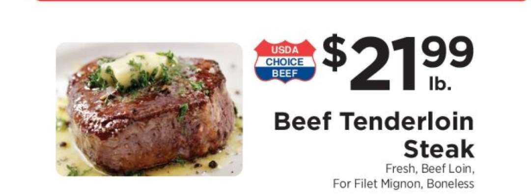 Beef Tenderloin Steak