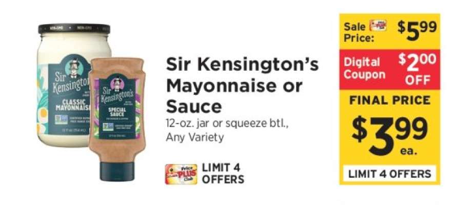 Sir Kensington's Mayonnaise or Sauce