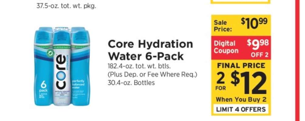 Core Hydration Water 6-Pack