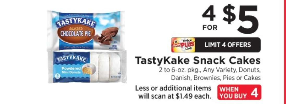 TastyKake Snack Cakes