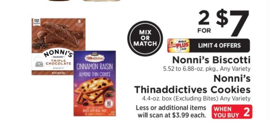 Nonni’s Biscotti / Nonni’s Thinaddictives Cookies