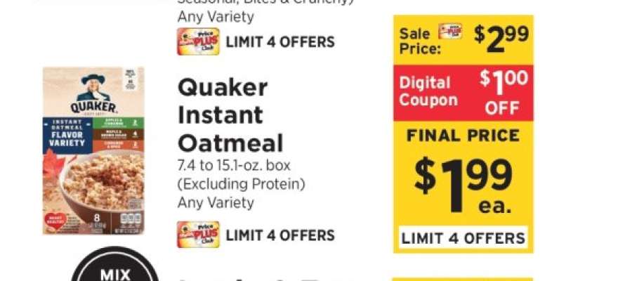 Quaker Instant Oatmeal