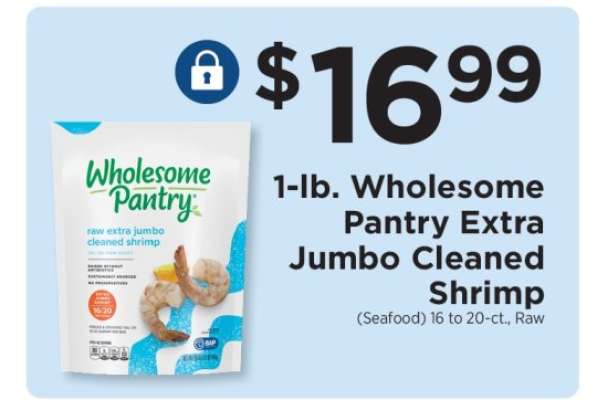 Wholesome Pantry Extra Jumbo Cleaned Shrimp