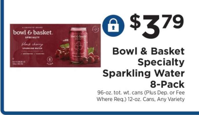 Bowl & Basket Specialty Sparkling Water 8-Pack