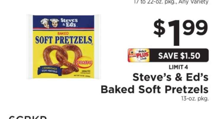 Steve's & Ed's Baked Soft Pretzels