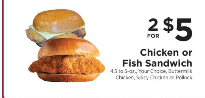Chicken or Fish Sandwich