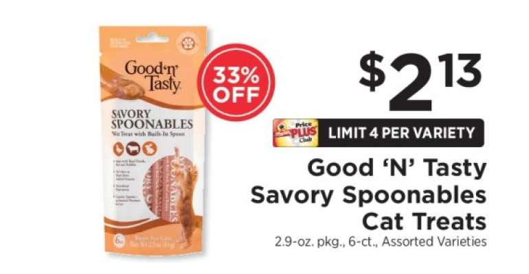 Good ‘N’ Tasty Savory Spoonables Cat Treats