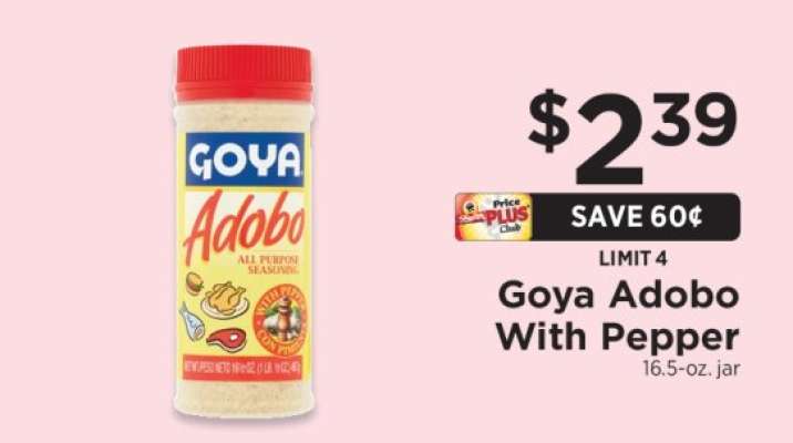 Goya Adobo With Pepper