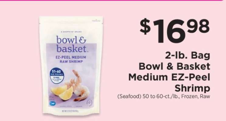 Bowl & Basket Medium EZ-Peel Shrimp