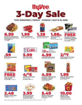 Hy-Vee Flyer - 05/08/2026 - 05/10/2026.