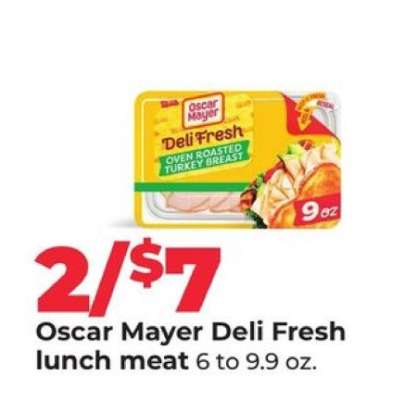 Oscar Mayer Deli Fresh Lunch Meat