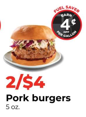 Pork burgers