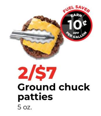Ground chuck patties