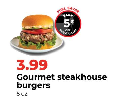 Gourmet steakhouse burgers