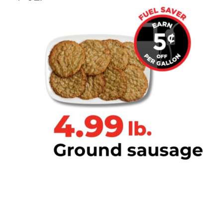 Ground sausage