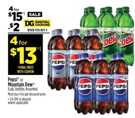 Pepsi® or Mountain Dew®
