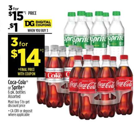 Coca-Cola® or Sprite®