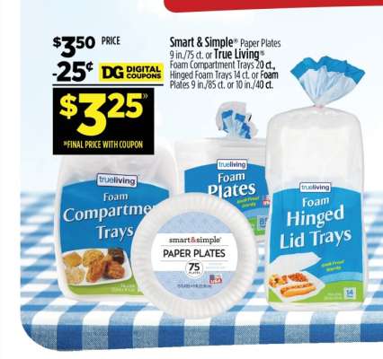 Smart & Simple® Paper Plates