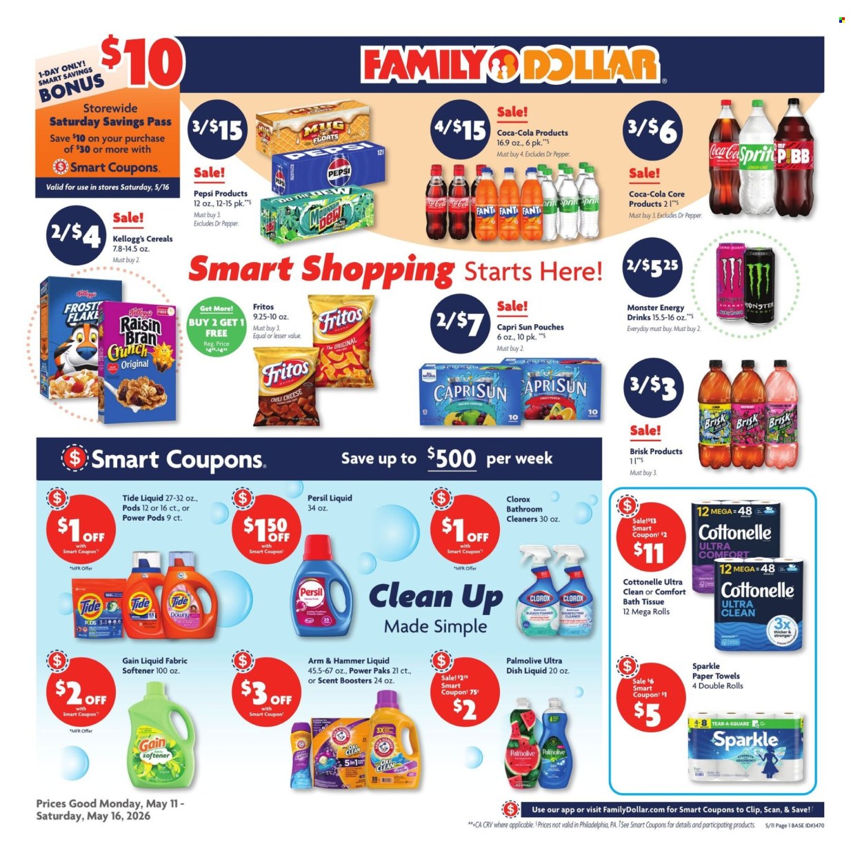 Family Dollar ad - 05/11/2026 - 05/16/2026. Page 1