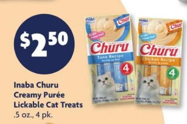 Inaba Churu Creamy Purée Lickable Cat Treats