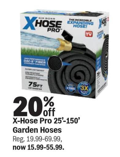 X-Hose Pro 25’-150’ Garden Hoses