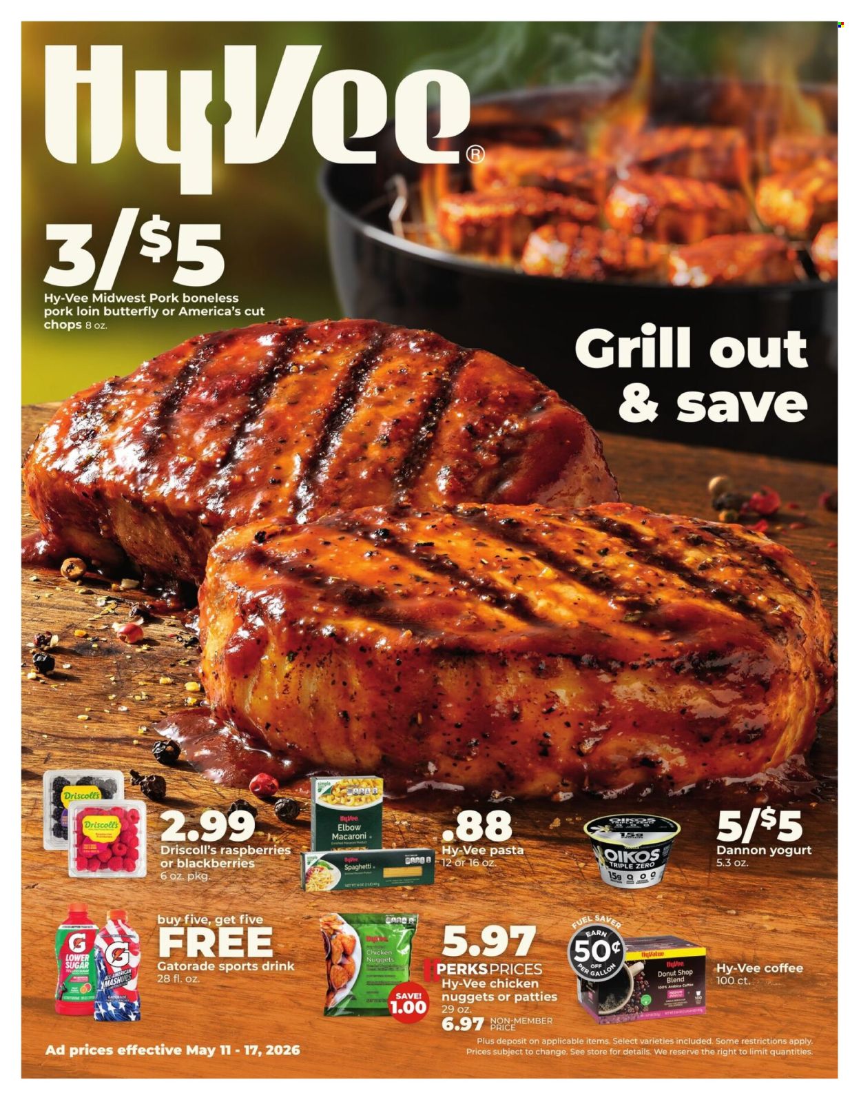 Hy-Vee ad - 05/11/2026 - 05/17/2026. Page 1