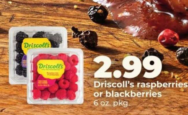 Driscoll's Raspberries or Blackberries