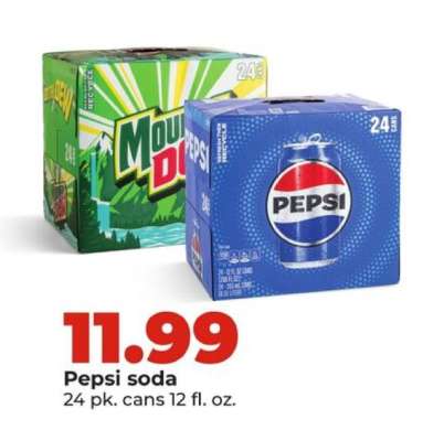 Pepsi soda