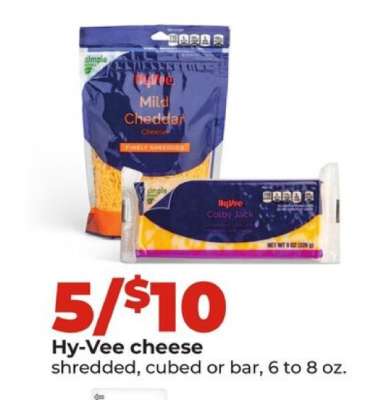 Hy-Vee cheese