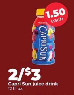 Capri Sun juice drink