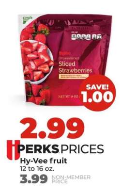 Hy-Vee Unsweetened Sliced Strawberries