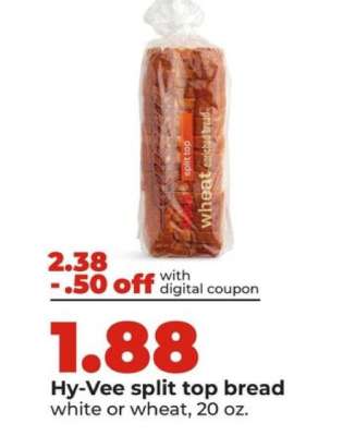 Hy-Vee split top bread