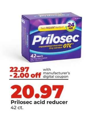 Prilosec acid reducer