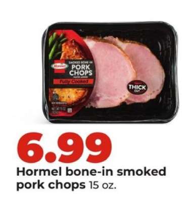 Hormel bone-in smoked pork chops