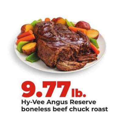Hy-Vee Angus Reserve Boneless Beef Chuck Roast
