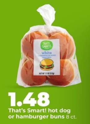 That's Smart! hot dog or hamburger buns