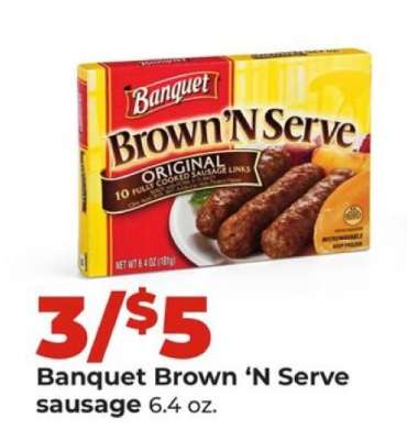 Banquet Brown'N Serve Sausage