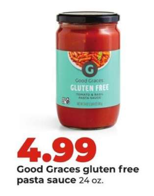 Good Graces gluten free pasta sauce